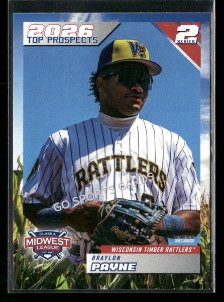 2026 Midwest League Top Prospects 2nd Braylon Payne