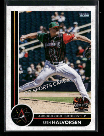 2026 Albuquerque Isotopes Seth Halvorsen