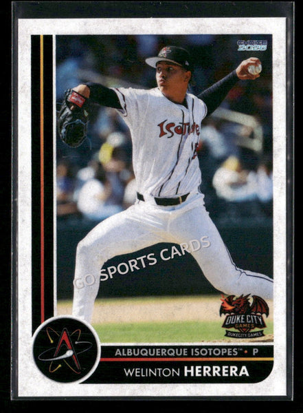 2026 Albuquerque Isotopes Welinton Herrera
