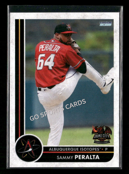 2026 Albuquerque Isotopes Sammy Peralta