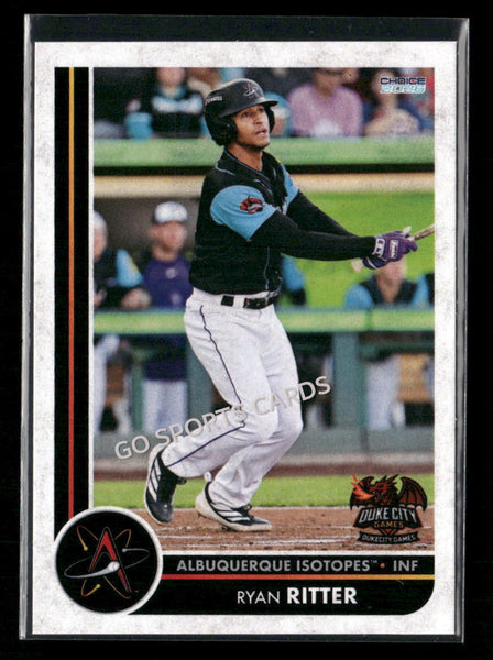 2026 Albuquerque Isotopes Ryan Ritter