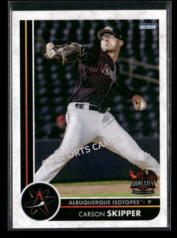 2026 Albuquerque Isotopes Carson Skipper