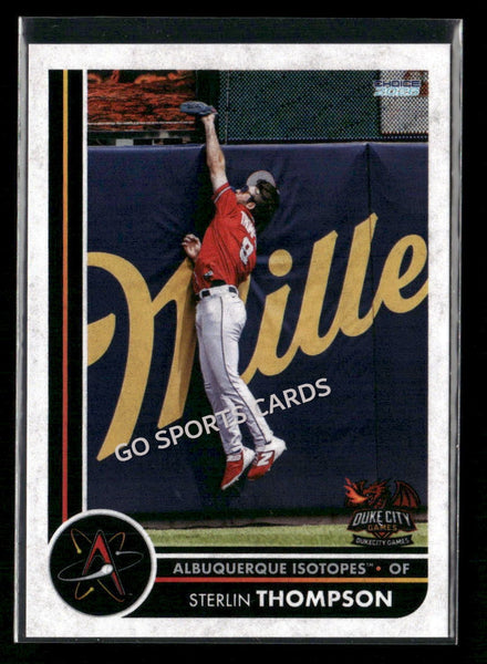 2026 Albuquerque Isotopes Sterlin Thompson