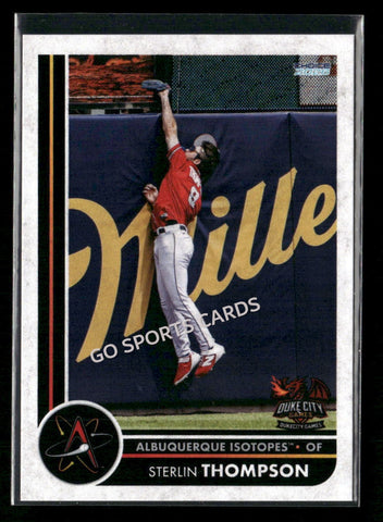 2026 Albuquerque Isotopes Sterlin Thompson