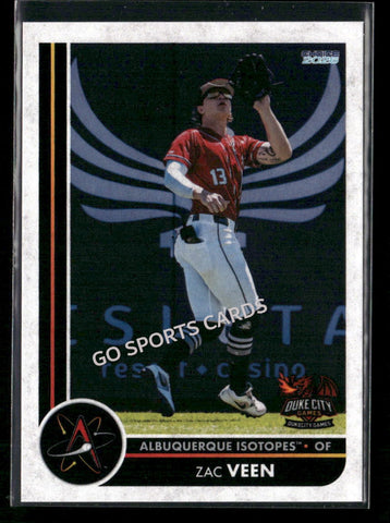 2026 Albuquerque Isotopes Zac Veen