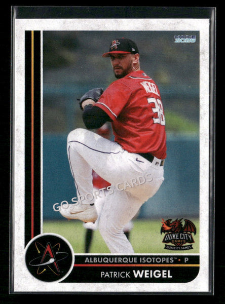 2026 Albuquerque Isotopes Patrick Weigel