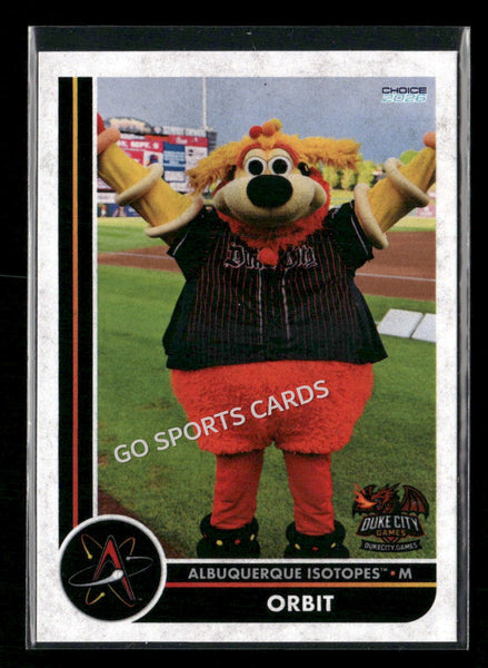 2026 Albuquerque Isotopes Orbit Mascot