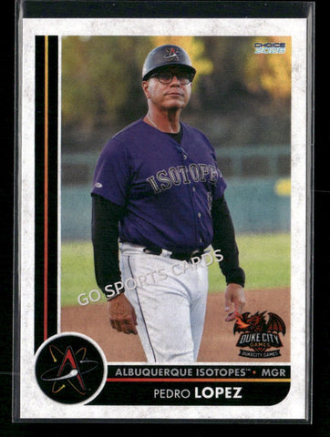 2026 Albuquerque Isotopes Pedro Lopez