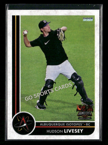 2026 Albuquerque Isotopes Hudson Livesey