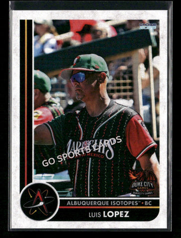 2026 Albuquerque Isotopes Luis Lopez