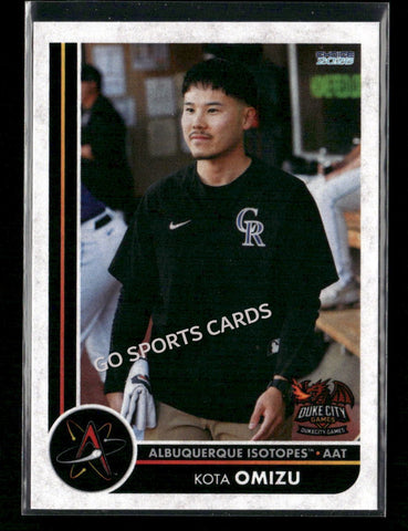 2026 Albuquerque Isotopes Kota Omizu