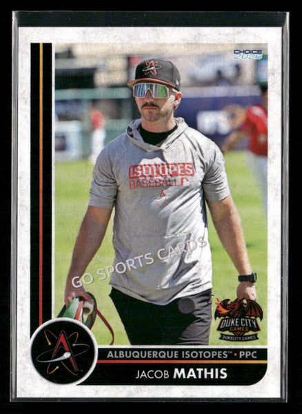 2026 Albuquerque Isotopes Jacob Mathis