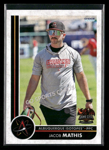 2026 Albuquerque Isotopes Jacob Mathis