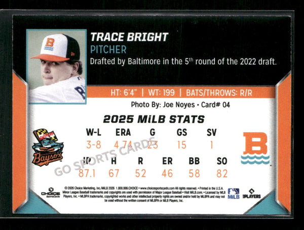 2026 Chesapeake Baysox Trace Bright