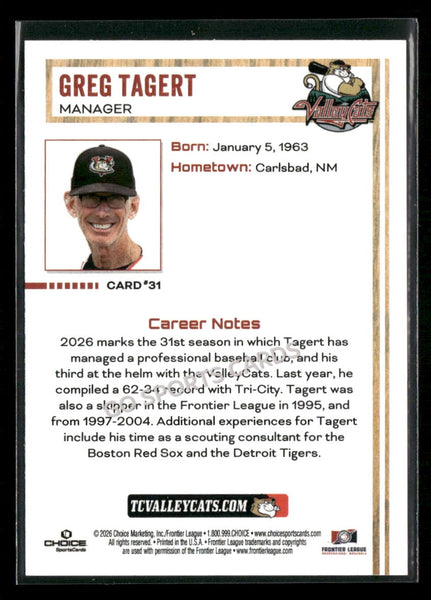 2026 Tri City Valleycats Greg Tagert With Dogs