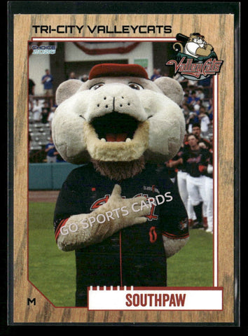 2026 Tri City Valleycats Southpaw Mascot