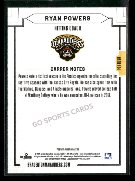 2026 Bradenton Marauders Ryan Powers