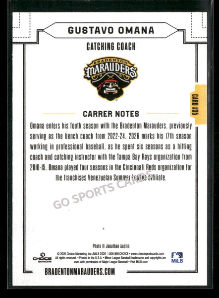 2026 Bradenton Marauders Gustavo Omana