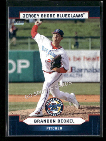 2026 Jersey Shore BlueClaws Brandon Beckel