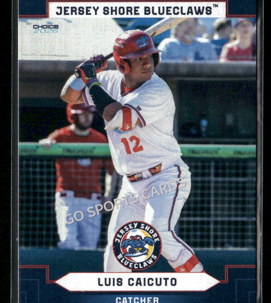 2026 Jersey Shore BlueClaws Luis Caicuto