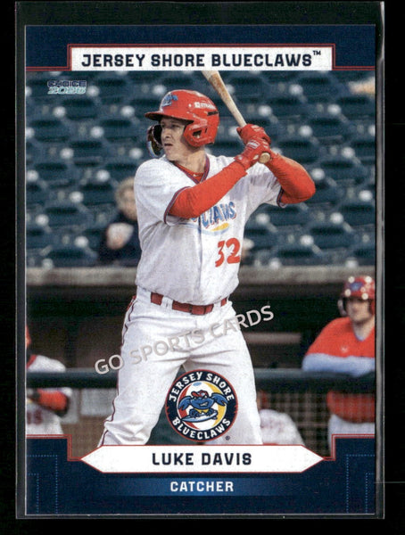 2026 Jersey Shore BlueClaws Luke Davis