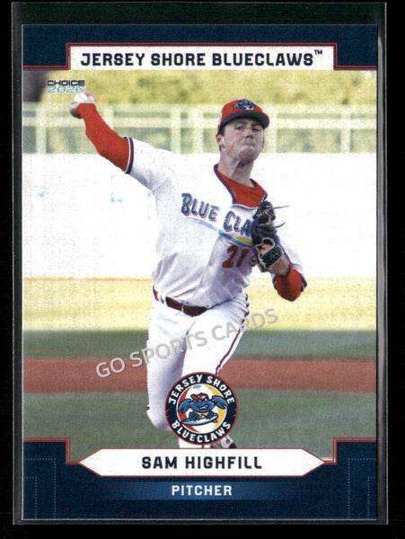 2026 Jersey Shore BlueClaws Sam Highfill