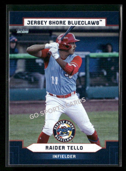 2026 Jersey Shore BlueClaws Raider Tello