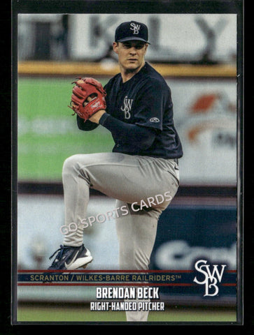 2026 Scranton Wilkes Barre RailRiders Brendan Beck