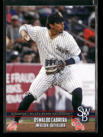 2026 Scranton Wilkes Barre RailRiders Oswaldo Cabrera