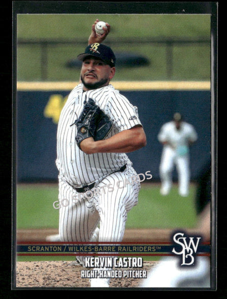 2026 Scranton Wilkes Barre RailRiders Kervin Castro