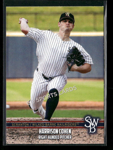 2026 Scranton Wilkes Barre RailRiders Harrison Cohen