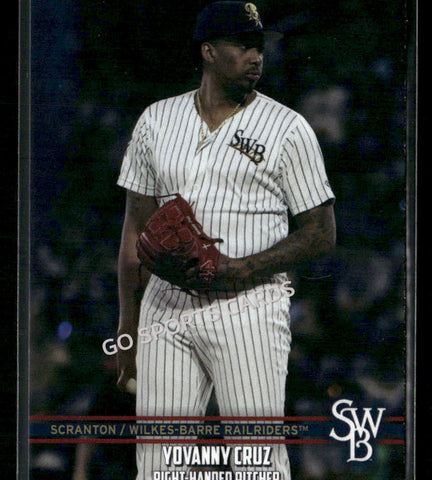 2026 Scranton Wilkes Barre RailRiders Yovanny Cruz