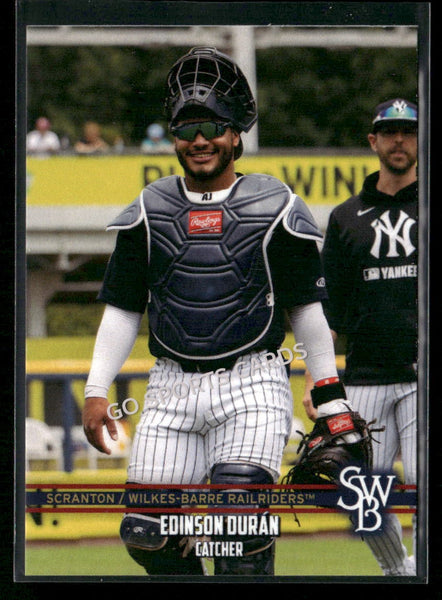 2026 Scranton Wilkes Barre RailRiders Edinson Duran