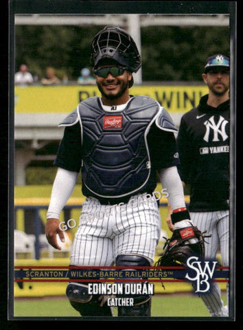 2026 Scranton Wilkes Barre RailRiders Edinson Duran
