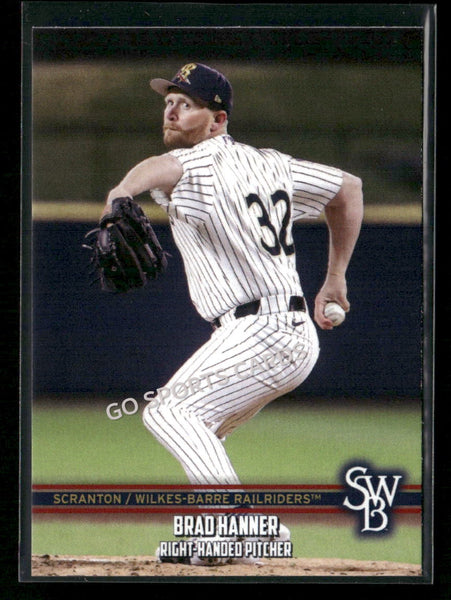 2026 Scranton Wilkes Barre RailRiders Bradley Brad Hanner