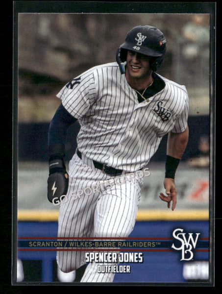 2026 Scranton Wilkes Barre RailRiders Spencer Jones