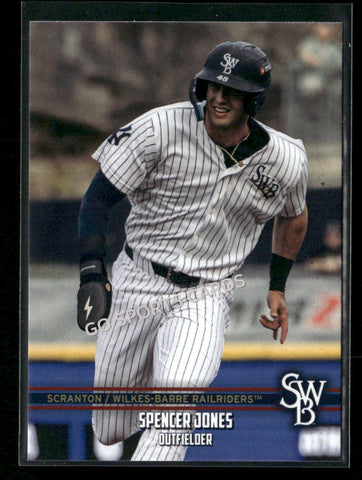 2026 Scranton Wilkes Barre RailRiders Spencer Jones