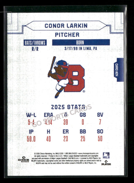 2026 Buffalo Bisons Conor Larkin