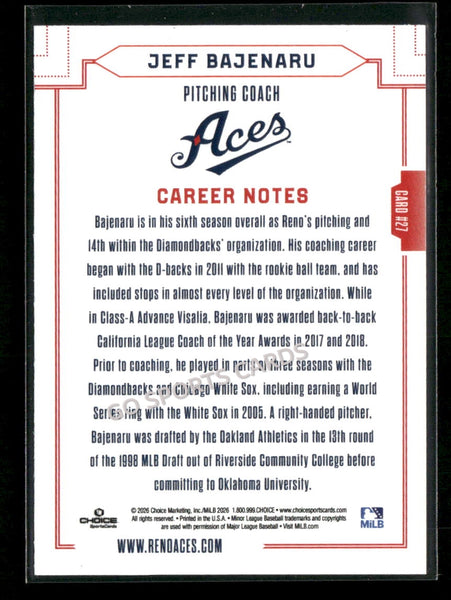2026 Reno Aces Jeff Bajenaru