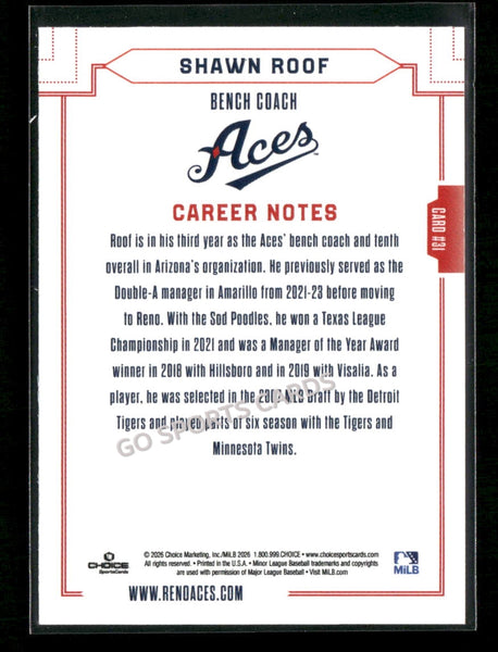 2026 Reno Aces Shawn Roof