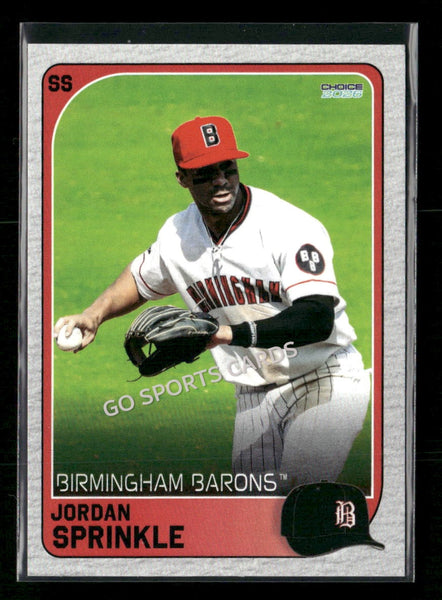 2026 Birmingham Barons Jordan Sprinkle
