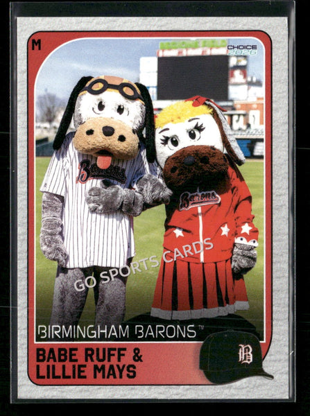 2026 Birmingham Barons Babe Ruff Lillie Mays Mascot