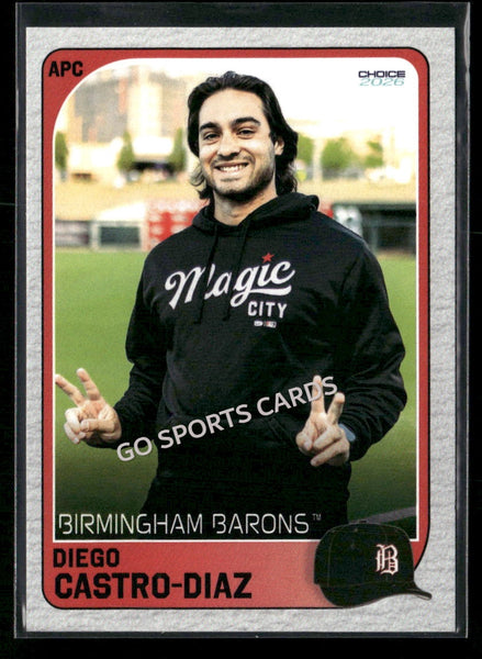 2026 Birmingham Barons Diego Castro Diaz