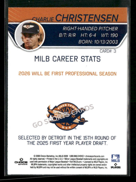 2026 Lakeland Flying Tigers Charlie Christensen