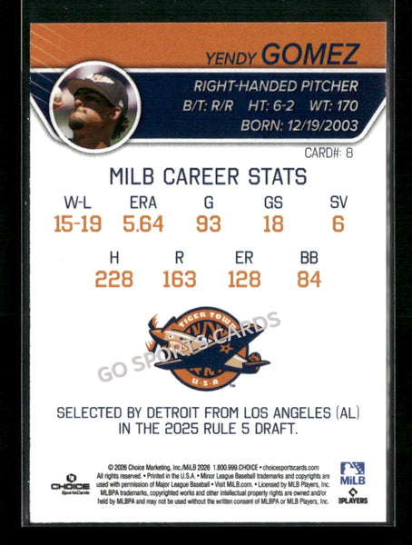 2026 Lakeland Flying Tigers Yendy Gomez