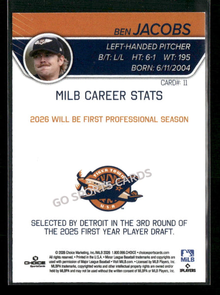 2026 Lakeland Flying Tigers Ben Jacobs