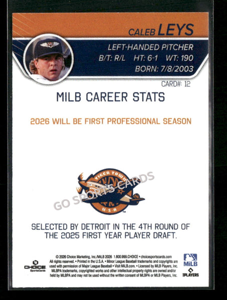 2026 Lakeland Flying Tigers Caleb Leys