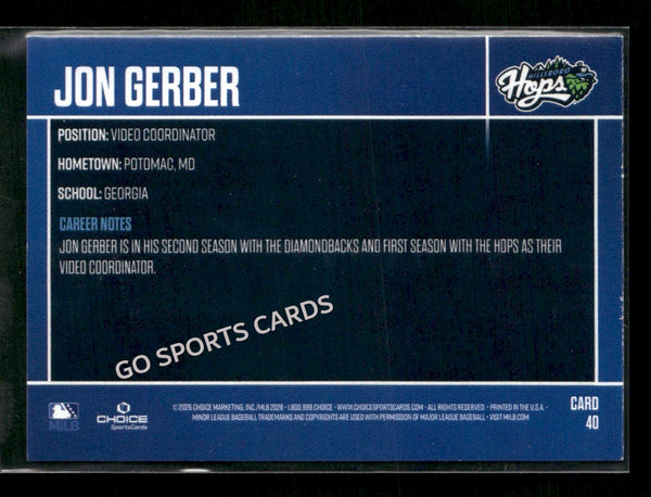 2026 Hillsboro Hops Jon Gerber