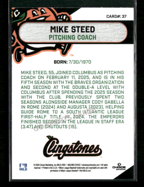 2026 Columbus Clingstones Mike Steed