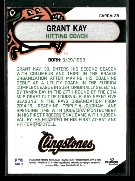 2026 Columbus Clingstones Grant Kay